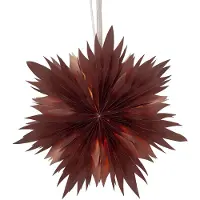 Star Trading Étoile en papier « Dis », flocon de neige, rouge, Ø 45 cm