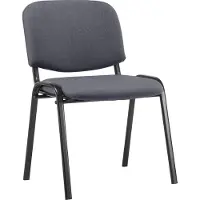 CLP Chaise visiteur Ken tissu gris