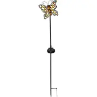 Star Trading 482-46, figurine décorative légère, bronze, 84 ampoules, LED, jaune, à énergie solaire