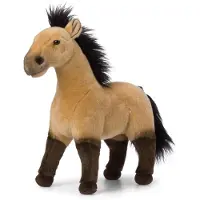 WNF Pluche by Bon Ton Toys - Peluche - Cheval sauvage (alezan clair, 29cm) réaliste Peluche en peluche