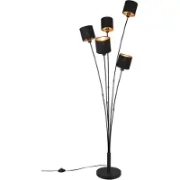 TRIO Lampadaire TOMMY noir RL R46335979
