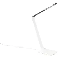 TRIO Lampe de bureau LED Blanc, intensité lumineuse variable H : 71cm