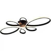 TRIO Plafonnier design Fly noir