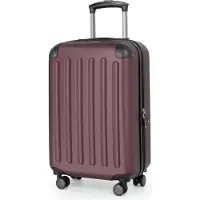 Hauptstadtkoffer - Spree - Bagage à main léger 55x35x20 cm, valise rigide avion trolley cabine, valise de voyage 4 roulettes doubles - 2,3 kg - 33L,Bourgogne