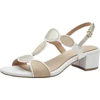 Marco Tozzi Dames Confort Des sandales Hochzeit Braut Ball 2-28231-44 blanc