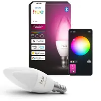 Philips Hue Ampoule Bougie White and Color E14 Ampoule Séparée