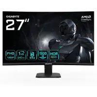 Gigabyte GS27FC2 Moniteur Gaming Incurvé 27" FHD - 1920 x 1080, 240Hz, 1ms, 350 cd/m², HDR Ready, HDMI 2.0, Displayport 1.4