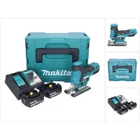 Makita DJV185RFJ Scie sauteuse sans fil 18V Brushless + 2x Batteries 3,0Ah + Chargeur + Coffret Makpac