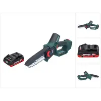 Metabo MS 18 LTX 15 Trononneuse sans fil 18 V 15 cm 5 m/s + 1x accu 4,0 Ah - sans chargeur