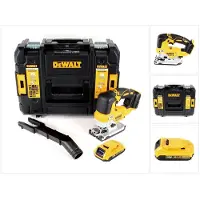 DeWalt DCS 334 NT Scie sauteuse pendulaire sans fil Brushless 18V + 1x Batterie 2,0Ah + Coffret de transport - sans chargeur