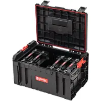 Qbrick System PRO Toolbox 2.0 Mallette à outils 450 x 334 x 240 mm 19 l empilable IP54 + 5x TWO Organizer Multi