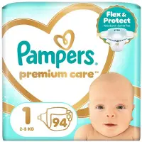 Pampers Premium Care Size 1 couches jetables 2-5 kg 94 pcs