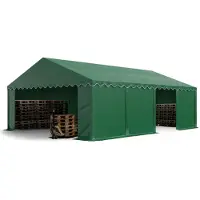 Sonstiges TOOLPORT Tente de stockage 5x8 m abri bâche PVC 700 N imperméable vert foncé