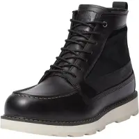Timberland pour homme. TB0A6CE2W021 Bottes imperméables Britton Mills noires (43), Cuir, Plat, Lacets, Casuel, De plein air