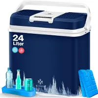 Kesser Glacière 24L, mini-réfrigérateur 12V/230V, refroidit et réchauffe, classe énergétique A+++, pour voiture et camping