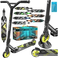 Kesser Scooter Funscooter Stuntscooter X-Limit : direction à 360°, roulements ABEC 9, roues enPolyuréthanede 100 mm