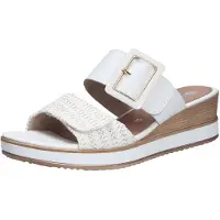 Remonte Mules à talon compensé pour femme 32313932383236, blanches, taille 42 (EU)