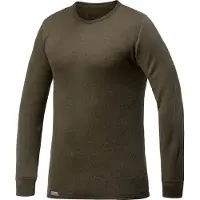 Woolpower T-shirt manches longues Woolpower Unisex Crewneck 200 Pine Green-L