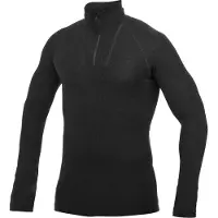 Woolpower Sous vêtement Woolpower Zip Turtleneck Lite Black-S