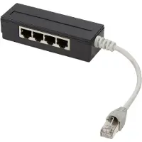 Logilink MP0032 séparateur de réseau Noir