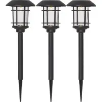 Star Trading Lampe de rue solaire à LED'Fride', 3 pièces