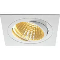 SLV New Tria 150 LED Spot encastré au plafond blanc carré 2700K dimmable incl. pilote