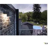 SLV L-LINE OUT WL, applique murale LED Outdoor anthracite CCT switch 3000/4000K