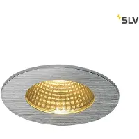 SLV Spot de plafond LED Patta Round 8 cm gris métallisé