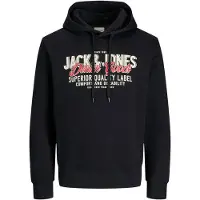 Jack & Jones Sweat-shirt 'Logo' mélange de couleurs / noir