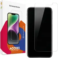 Accezz Protection d'écran en verre trempé pour Apple iPhone 11 Pro / Xs / X