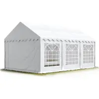 Sonstiges TOOLPORT 4x6 m Tente de réception / Barnum blanc toile de haute qualité PVC 700 N
