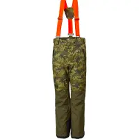 Helly Hansen - Pantalon de ski imperméable et isolant en Primaloft Black Eco - Jr No Limits 2.0 Pant Utility Green - Taille Enfant 14 ans - Kaki