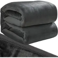 Ruhhy Decke 1,6x2m - grau 22695 (200 x 160 cm)