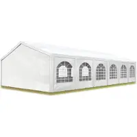 Sonstiges TOOLPORT Tente de réception 5x12 m, toile de haute qualité env. 450 N PE blanc construction en acier galvanisé avec raccordement par vissage