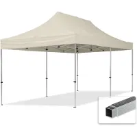 TOOLPORT 3x6 m Tonnelle pliante Alu, PES 700, crème