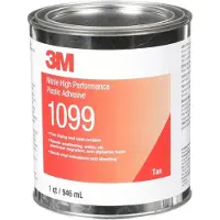 3M Colle Nitrile Haute Performance Pour Plastique 1099 - Jaune - 1 L