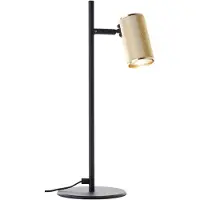 Brilliant , lampe de table 40 cm, modèle Marty, noire, indice de protection IP20, culot GU10, avec source lumineuse LED incluse et remplaçable