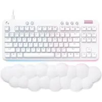 Logitech G 920-010414 clavier Jouer USB QWERTY Espagnole Blanc
