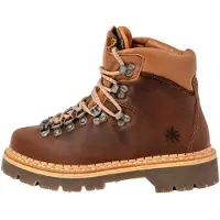 Art unisex. 109035230603_023 Bottines en cuir 0903 Air Alpine brown (36), Marron, Plat, Lacets, Casuel