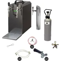 Ich-zapfe Système de tirage à bière complet sous comptoir STREAM 50, refroidisseur sec 2 voies jusqu'à 55 l/h, pour fût M et KeyKeg
