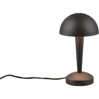 TRIO Lampe de table Canaria noir et or, 1xE14x5W, métal, dimensions : 26,5 x 15 x 15 cm, IP20, RL