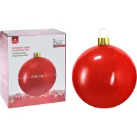 Detexpol Weihnachtskugel Aufblasbar Durchmesser 65 Cm Rot