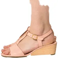 El naturalista Sandales à talons pour Femme N853 SOFT NAPPA SALMON/ GAIA Couleur Corail
