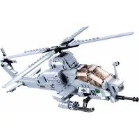 Sluban Army Model Bricks M38-B0838 Hélicoptère de combat AH-1Z Viper