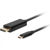 Lanberg Adaptateur Displayport Usb C Qhd 1.8 M