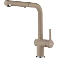 Franke Robinet ACTIVE L avec douchette extractible en CASHMERE / Robinet de cuisine / Mitigeur monocommande