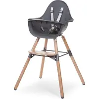 Childwood Chaise Haute Bébé Childhome Evolu 2 Naturel Anthracite