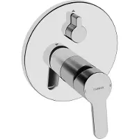 Hansa Hansaprimo Mitigeur de bain et douche, kit de finition, avec dispositif de sécurité, encastr