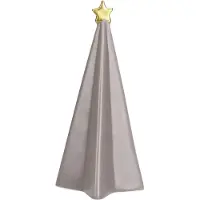 Koopman Sapin de Noël avec étoile, en céramique, 20 cm