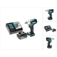 Makita DTW 300 RG1 Visseuse à chocs sans fil 18 V 330 Nm 1/2" Brushless + 1x Batterie 6,0 Ah + Chargeur